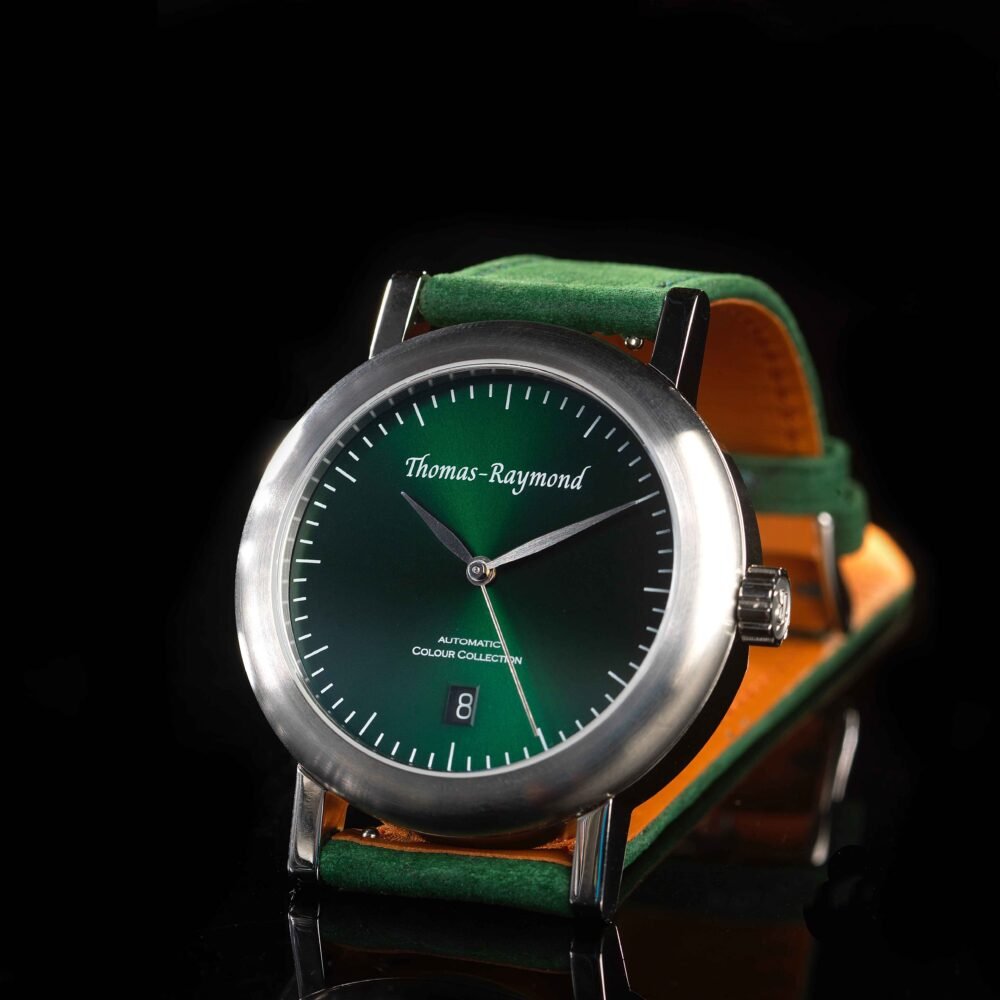 Groene horloge Colour collection Thomas Raymond